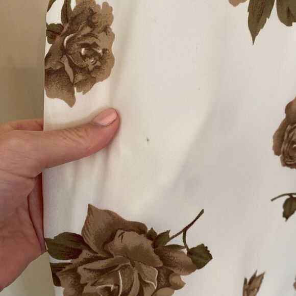 Vintage 90's Maxi Floral Dress Size 13 - Picture 14 of 16